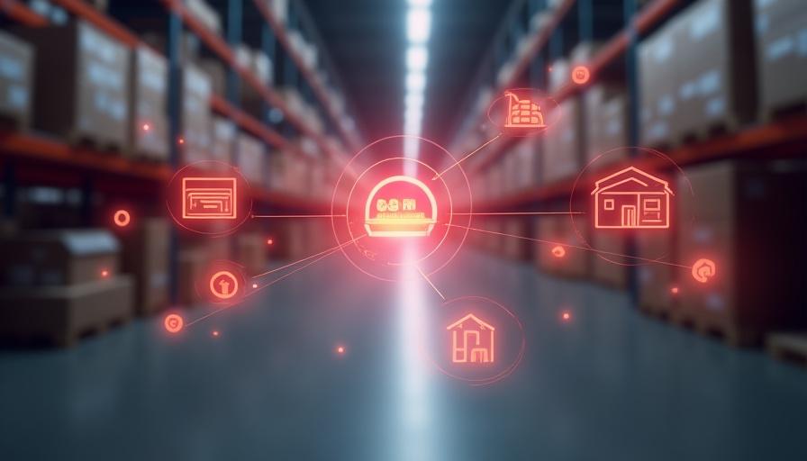 Omnichannel logistics flow showing 2 MD Freight as the hub connecting DCs, retail stores, and end consumers